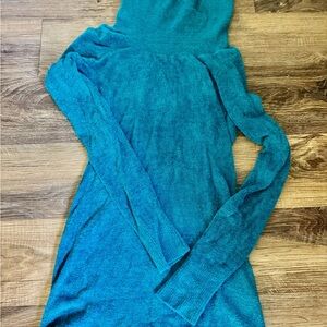 Teal Long Sleeve Sweater Tunic